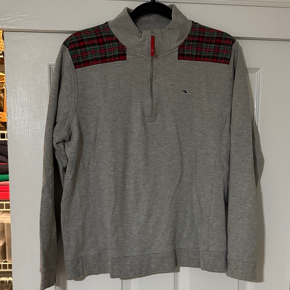 Womens Vineyard Vibes shep shirt with Plaid